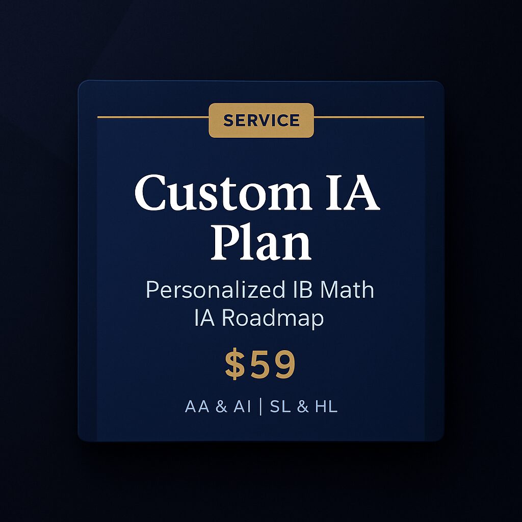 Custom IA Plan — Personalized roadmap for AA and AI students